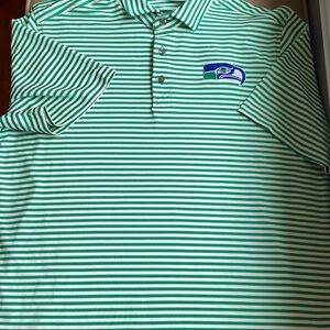 Cutter & Buck Seattle Seahawks Green White Men’s Golf Polo Shirt M